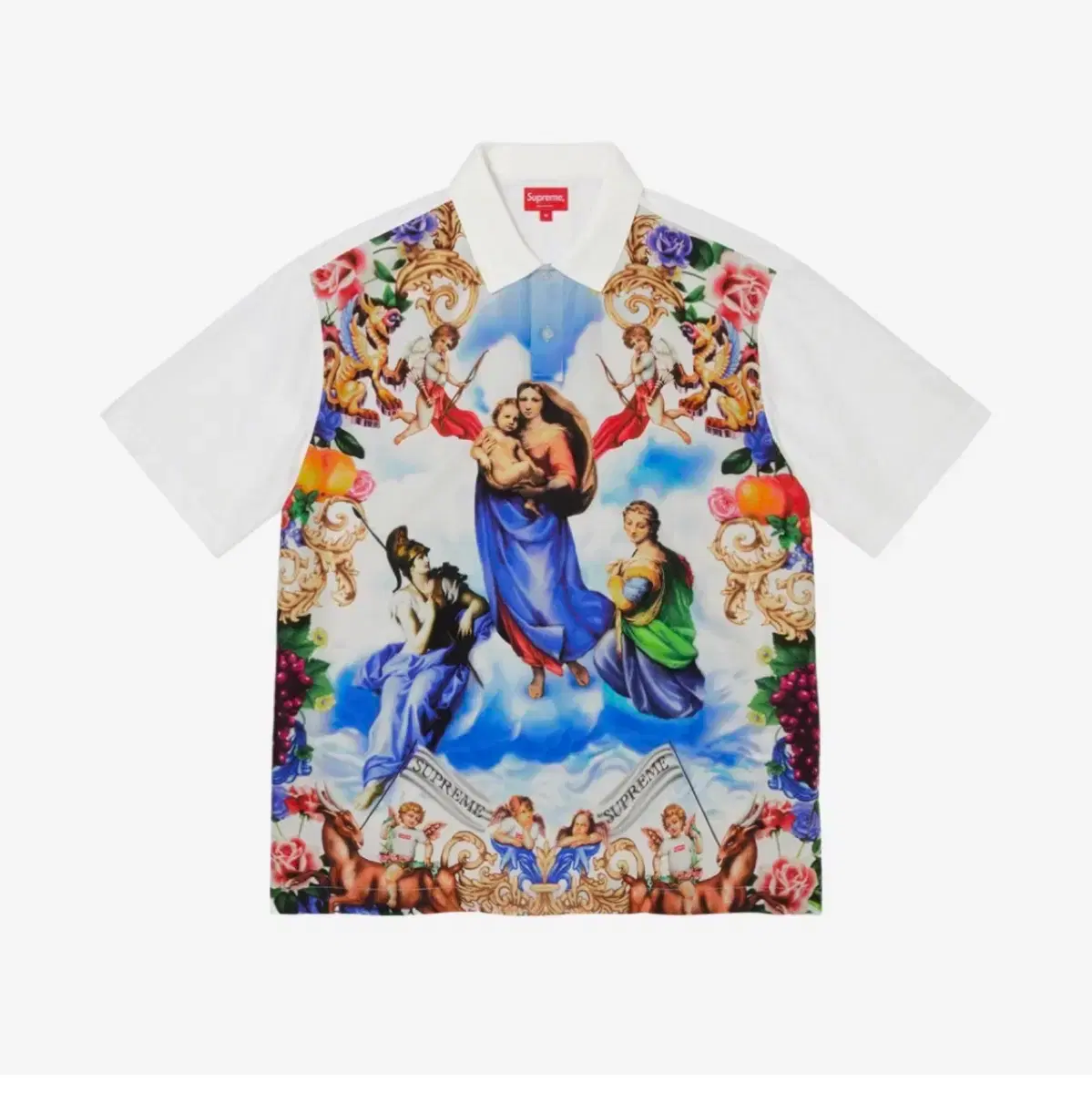 【牛様】Supreme Heavenly Silk Polo 22AW Supreme Heavenly Silk Polo White - 22FW | 브랜드 중고거래 플랫폼